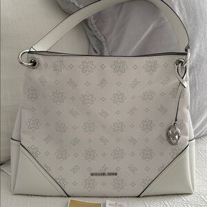 Michael Kors White Designer Tote Bag